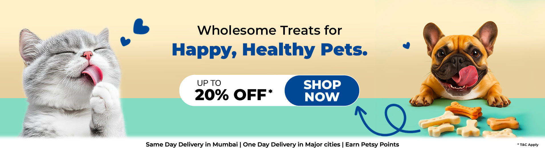 Delicious & Healthy Treats for Dogs and Cats