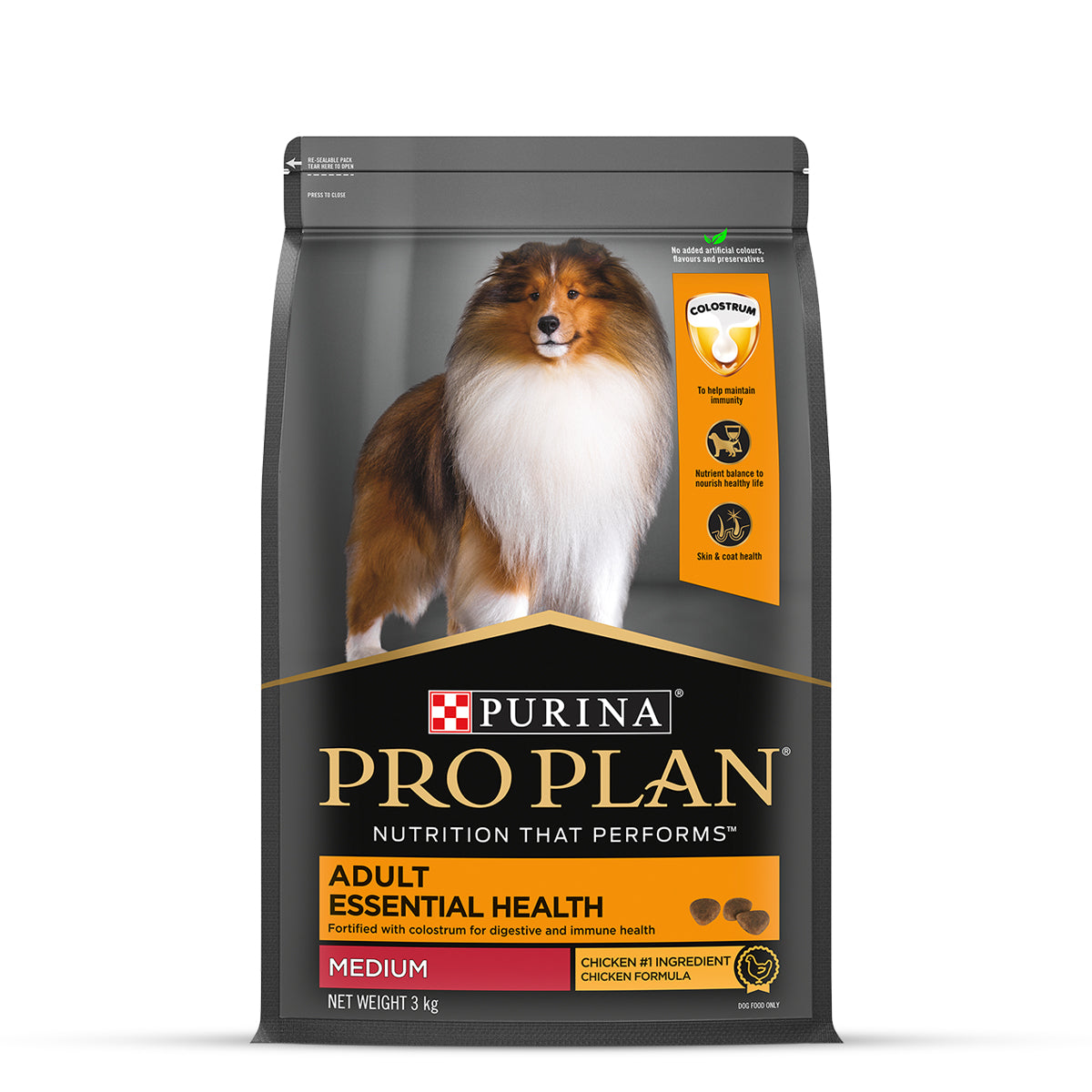 PURINA PRO PLAN Medium-Sized Adult Dry Dog Food - 3kg