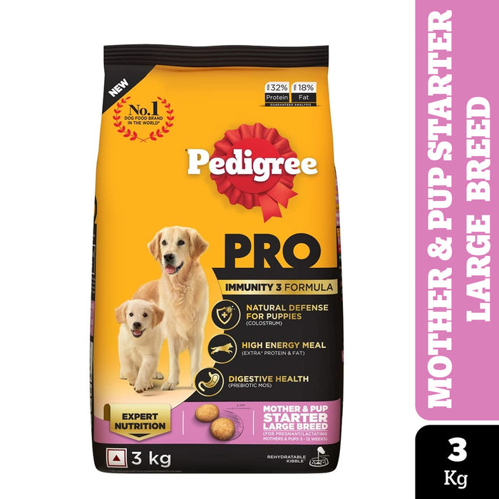 Pedigree PRO Dry Dog Food - Lactating/Pregnant Mother & Pup (3-12 Weeks) Large Breed