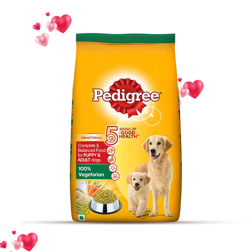 Pedigree Complete & Balanced Food for Puppy & Adult Dogs, 100% Vegetarian