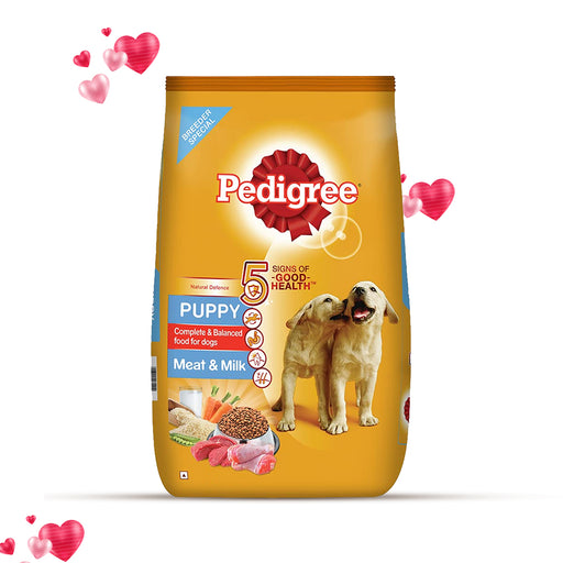 Pedigree Puppy Dry Dog Food - Meat & Milk