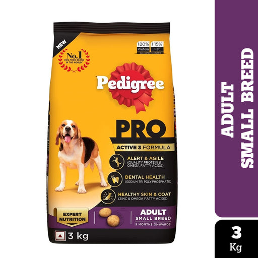 Pedigree PRO Dry Dog Food -  Adult Small Breed Dogs (9+ Months)