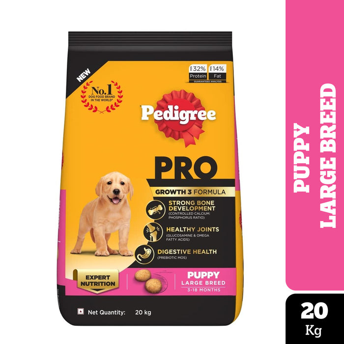 Pedigree PRO Dry Dog Food - Large Breed Puppy (3-18 Months)