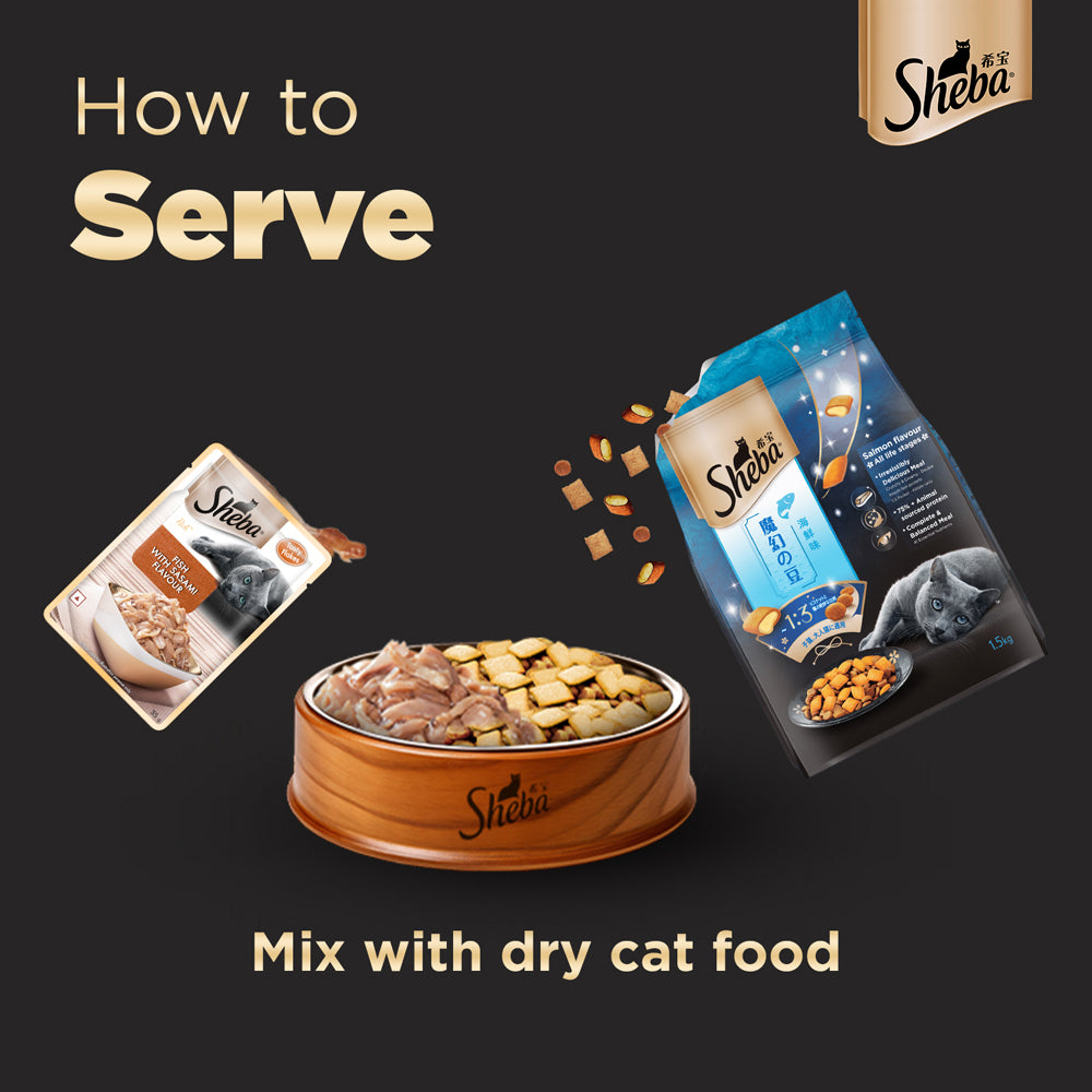 Sheba Wet Cat Food - Fish with Sasami