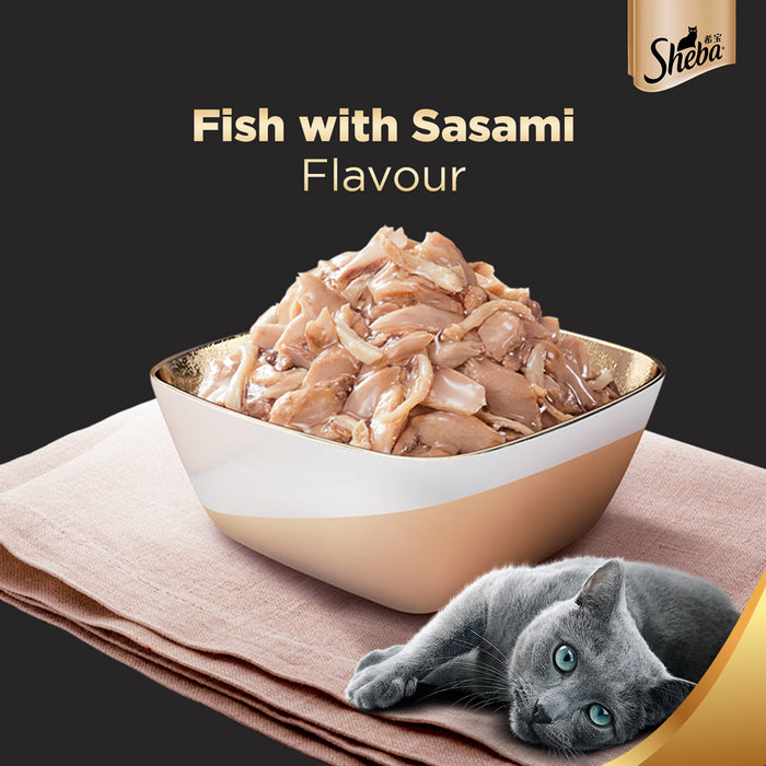 Sheba Wet Cat Food - Fish with Sasami