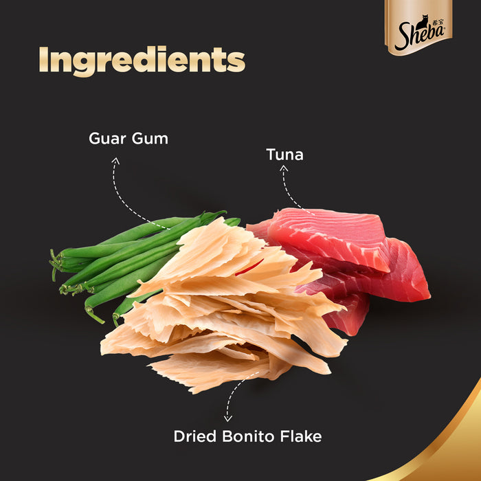 Sheba Wet Cat Food - Fish with Dry Bonito Flake