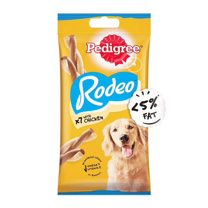 Pedigree RodeoÃ¢â€žÂ¢Adult Dog Treat - Chicken Ã¢â‚¬â€œ 123g 7 Sticks - Pack of 12