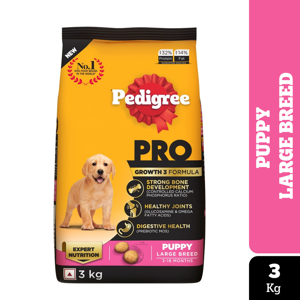 Pedigree PRO Dry Dog Food - Large Breed Puppy (3-18 Months)