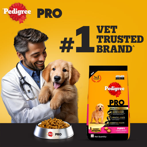 Pedigree PRO Dry Dog Food - Large Breed Puppy (3-18 Months)