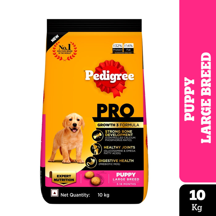 Pedigree PRO Dry Dog Food - Large Breed Puppy (3-18 Months)