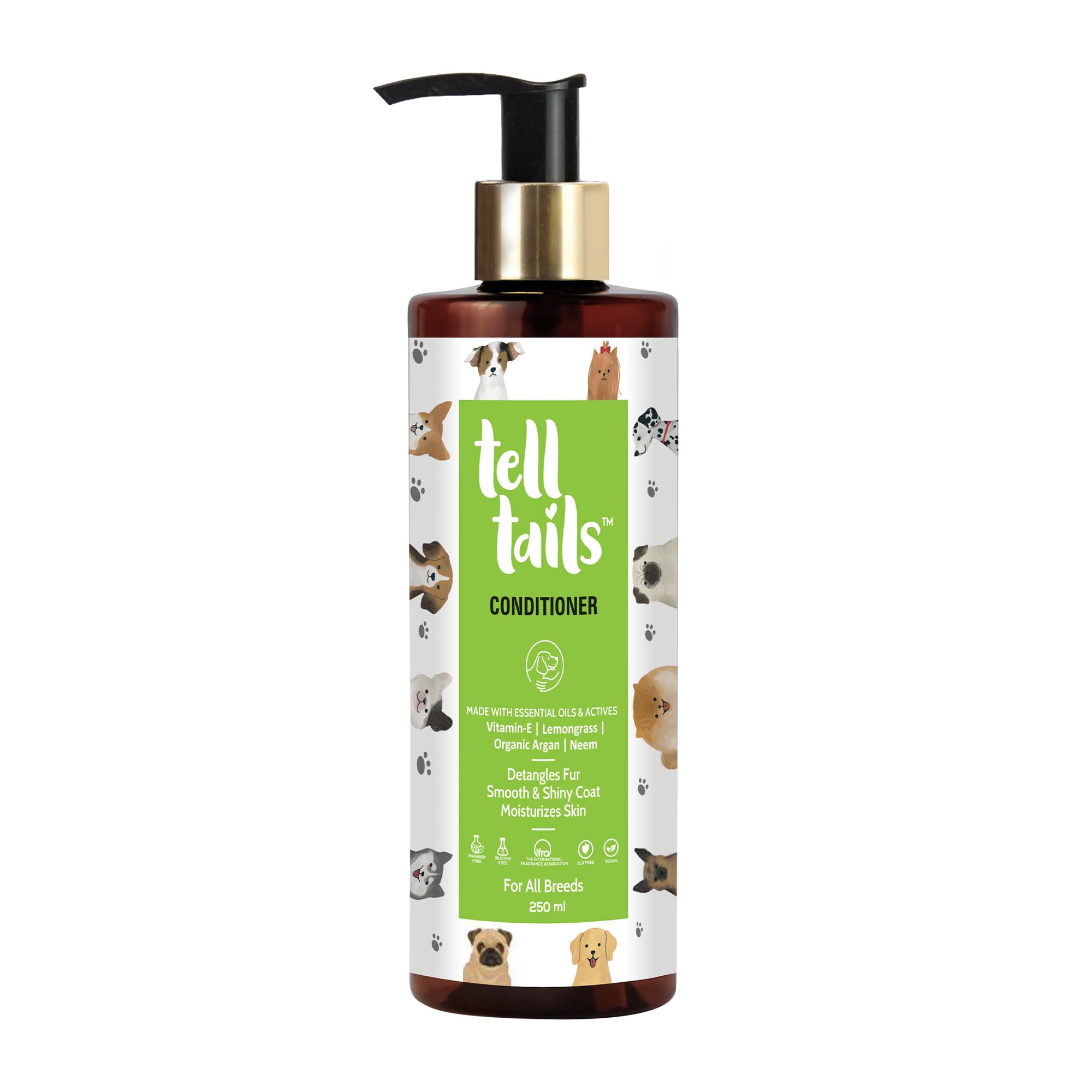 Tell Tails Natural Dog Conditioner with Essential Oil Extracts - 250ml