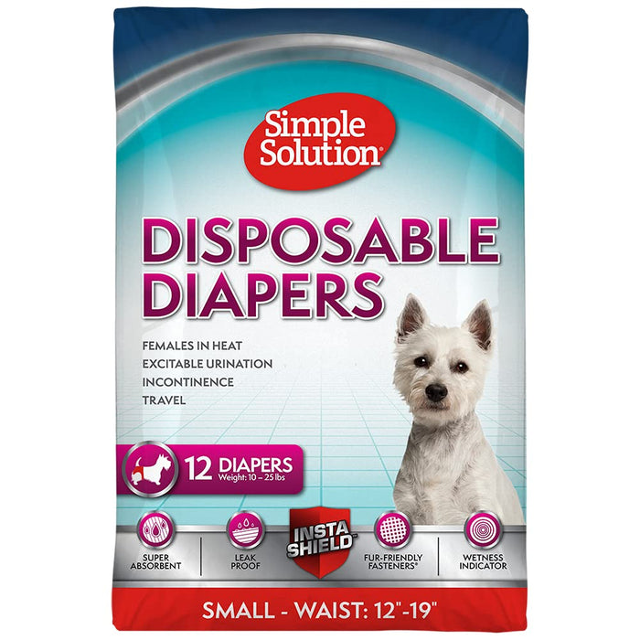 Simple Solution Disposable Diapers  - 12 Diapers