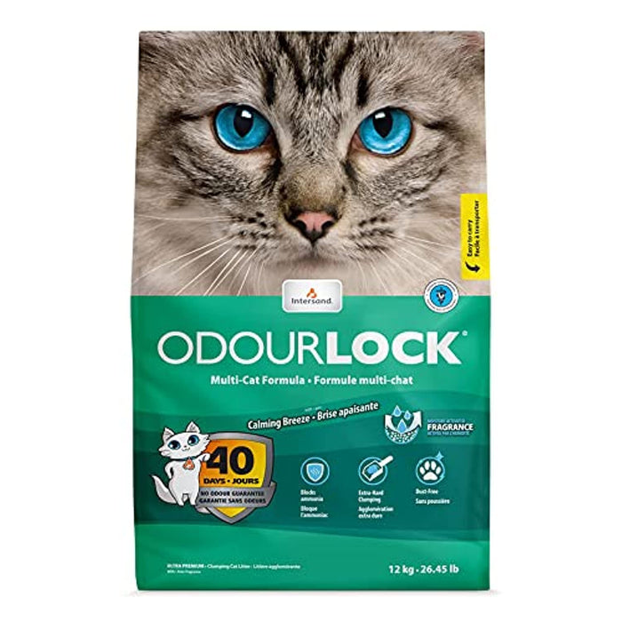 Intersand Odour Lock Calming Breeze Cat Litter  12 Kg