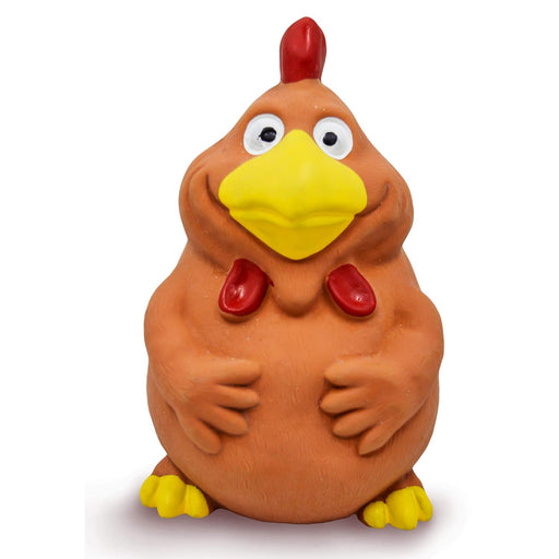 Fofos Latex Bi Rooster Squeaky Dog Toy