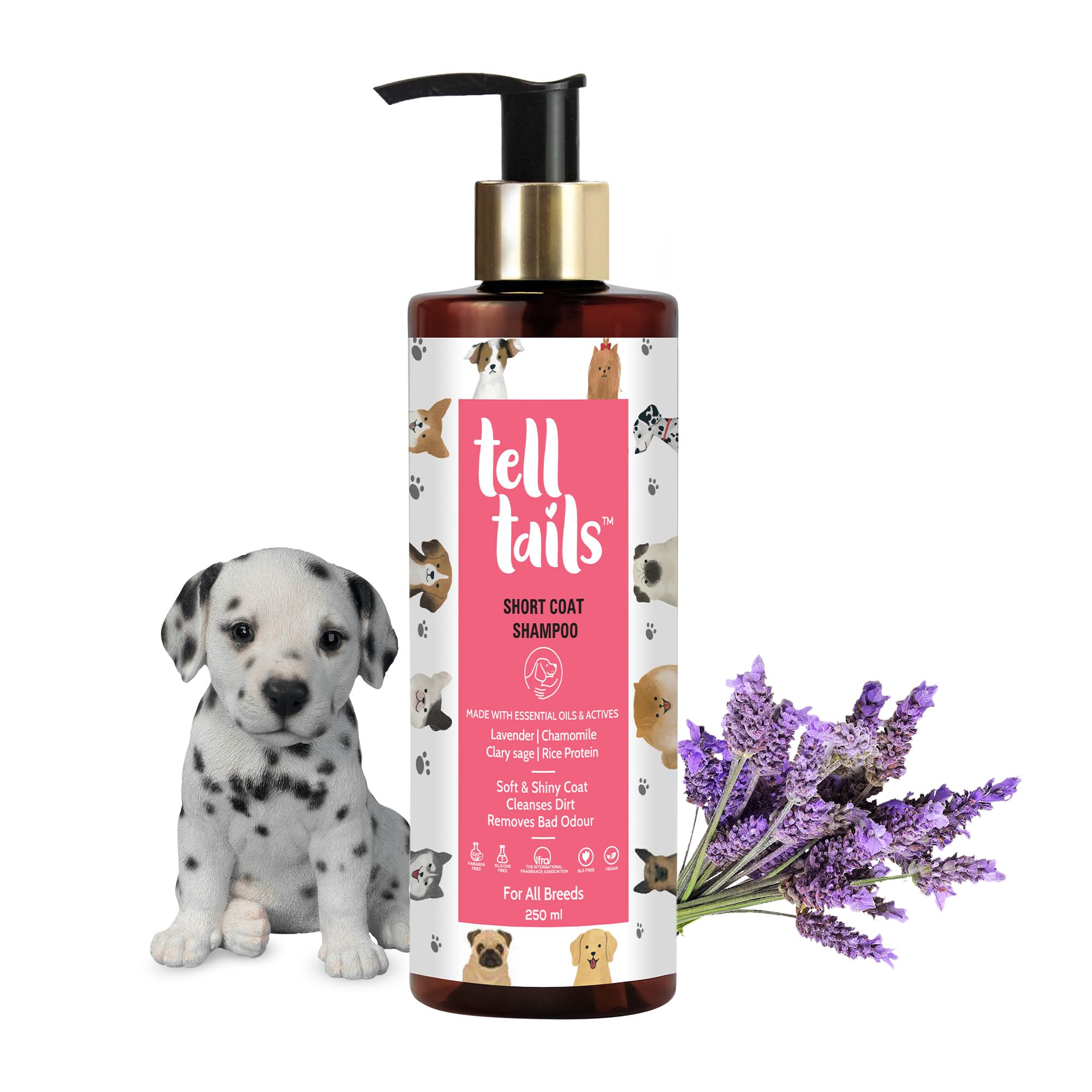 Tell Tails Short Coat Dog Shampoo - 250ml