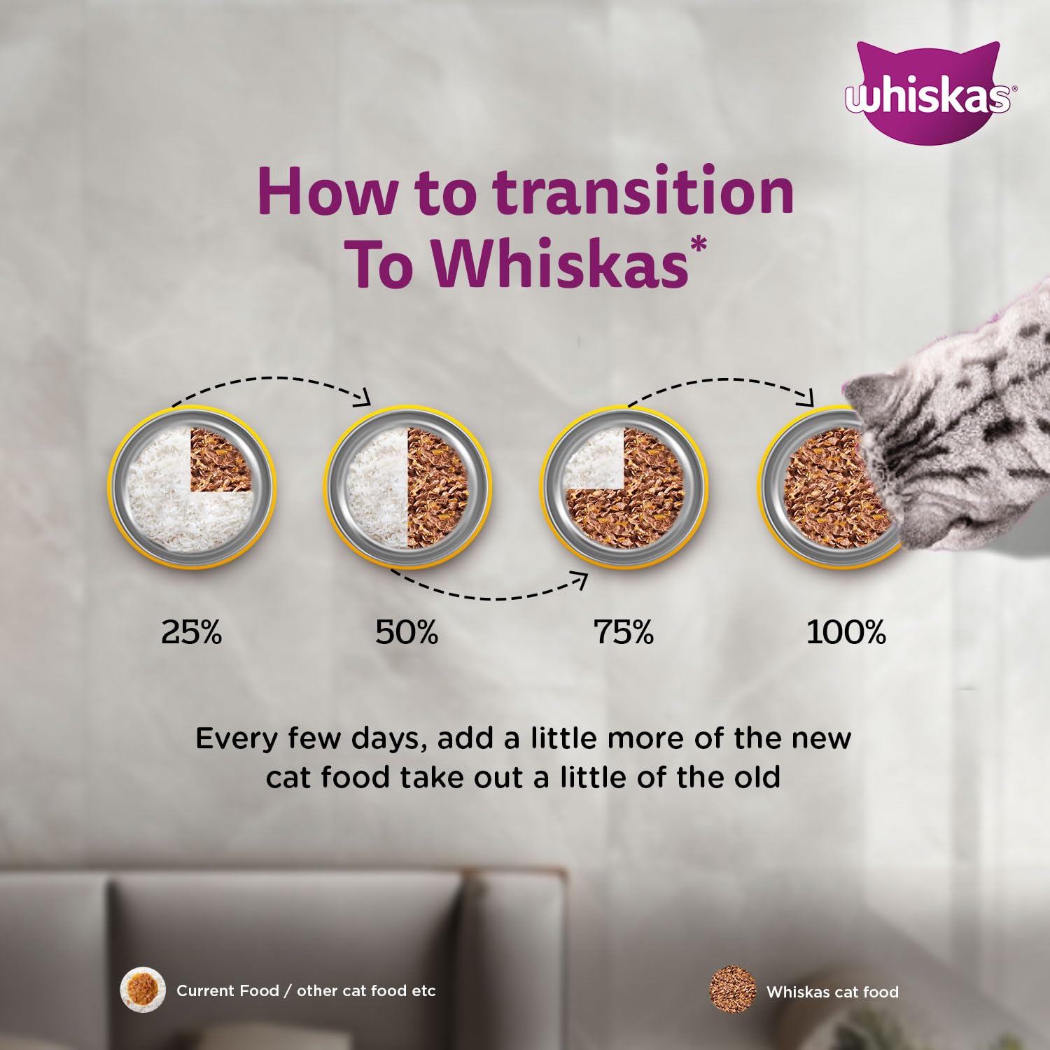 Whiskas Adult (+1 year) Wet Cat Food, Tuna in Jelly