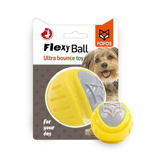 Fofos Flexy Ball Ultra Bounce Fetch Dog Toy