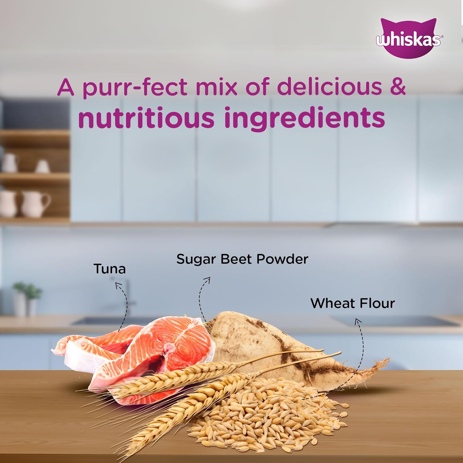 Whiskas Adult (+1 year) Wet Cat Food, Tuna in Jelly