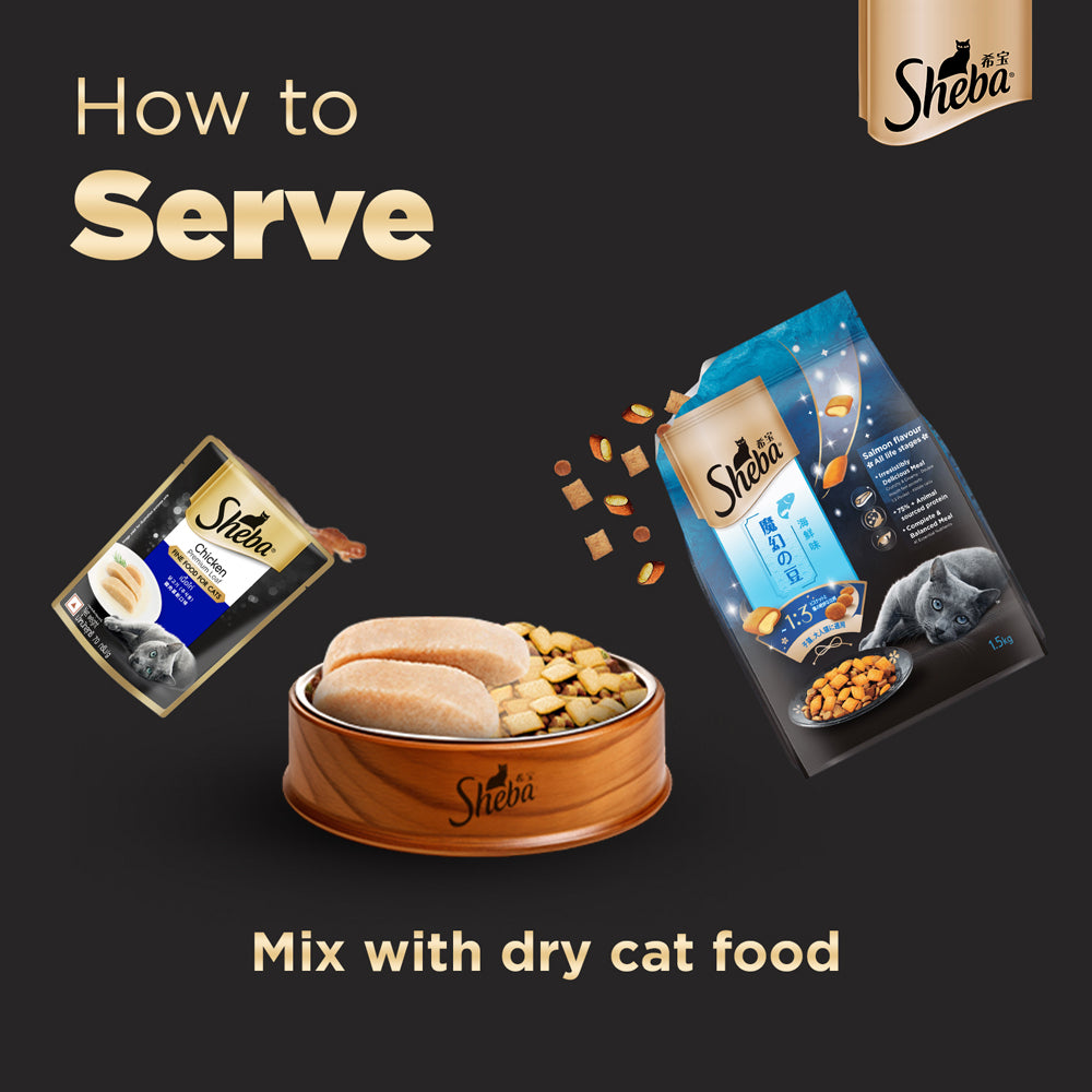 Sheba Premium Wet Cat Food - Chicken Loaf