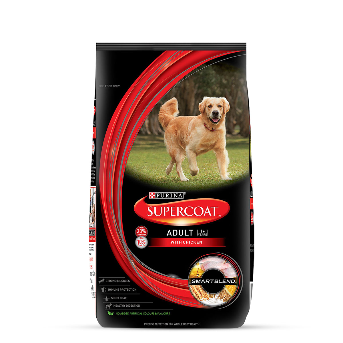 PURINA SUPERCOAT  with Chicken Adult (1+ Years) All Breed Dry Dog Food