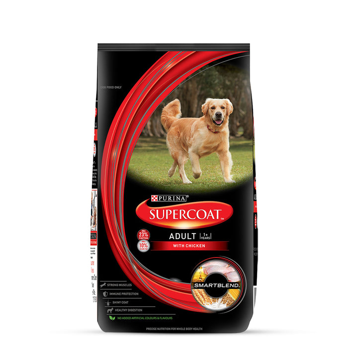 PURINA SUPERCOAT  with Chicken Adult (1+ Years) All Breed Dry Dog Food