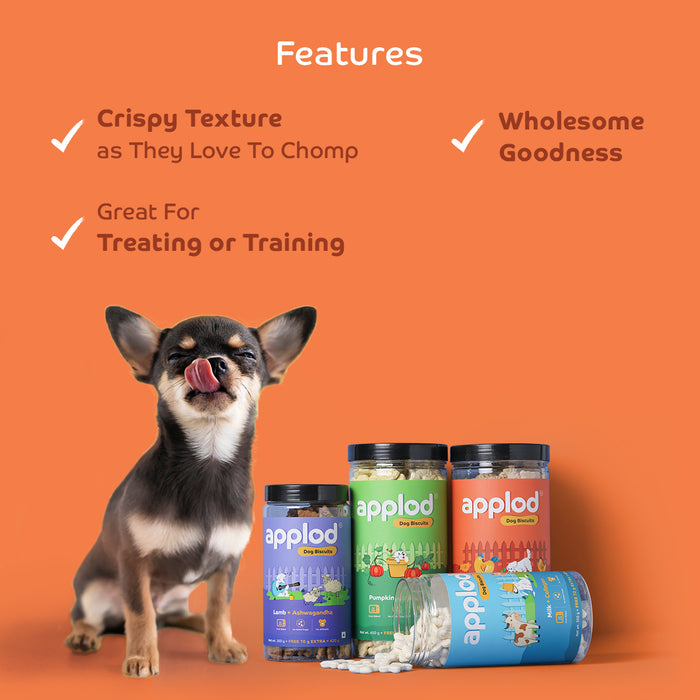 Applod Chicken Liver Dog Biscuit With Quinoa