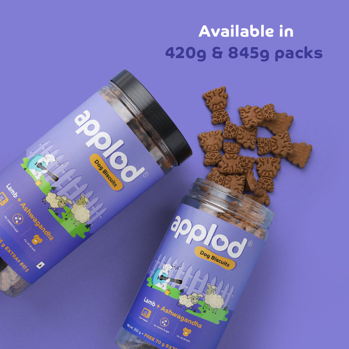 Applod Lamb Dog Biscuit With Ashwagandha