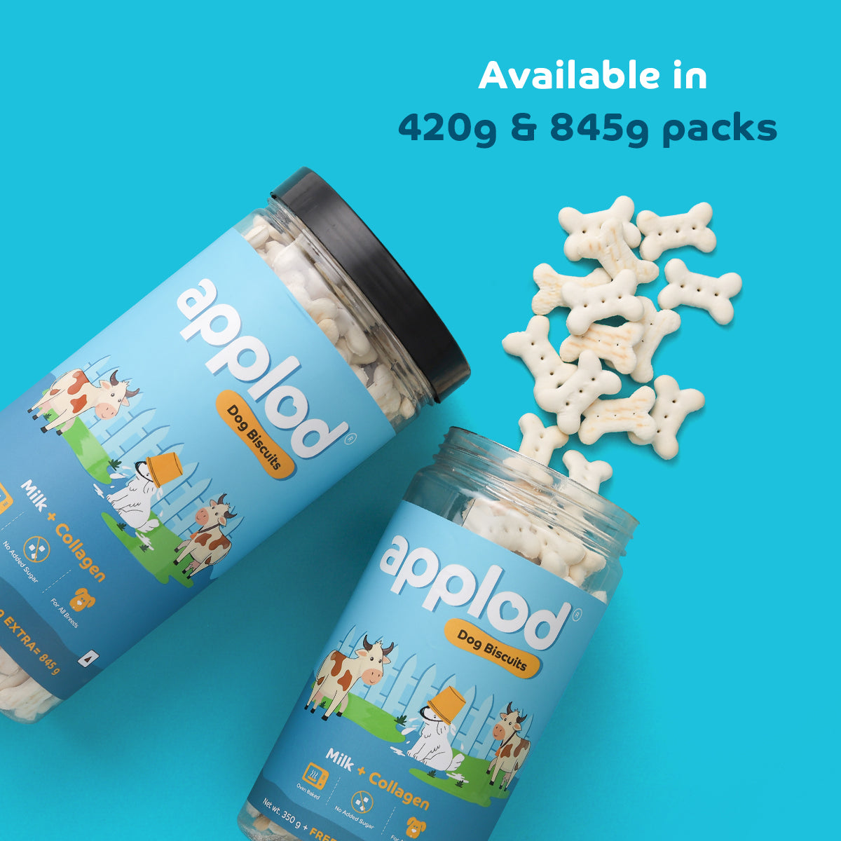 Applod Milk Puppy Biscuit with Collagen