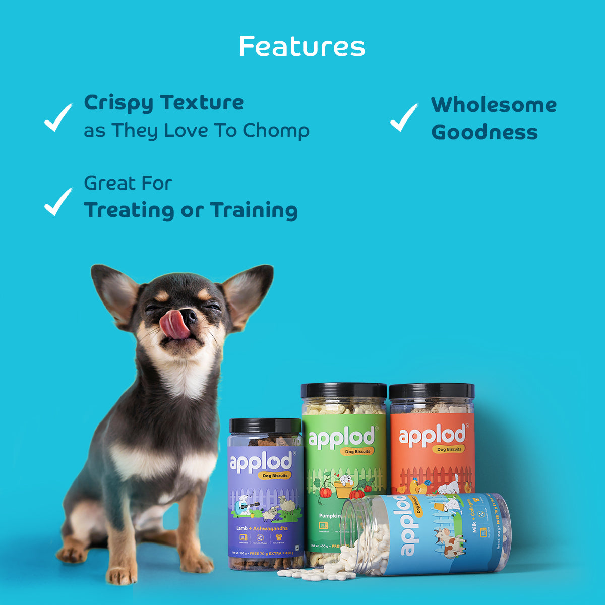 Applod Milk Puppy Biscuit with Collagen