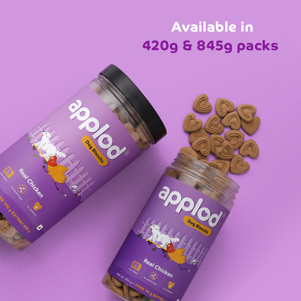 Applod Real Chicken Dog Biscuit