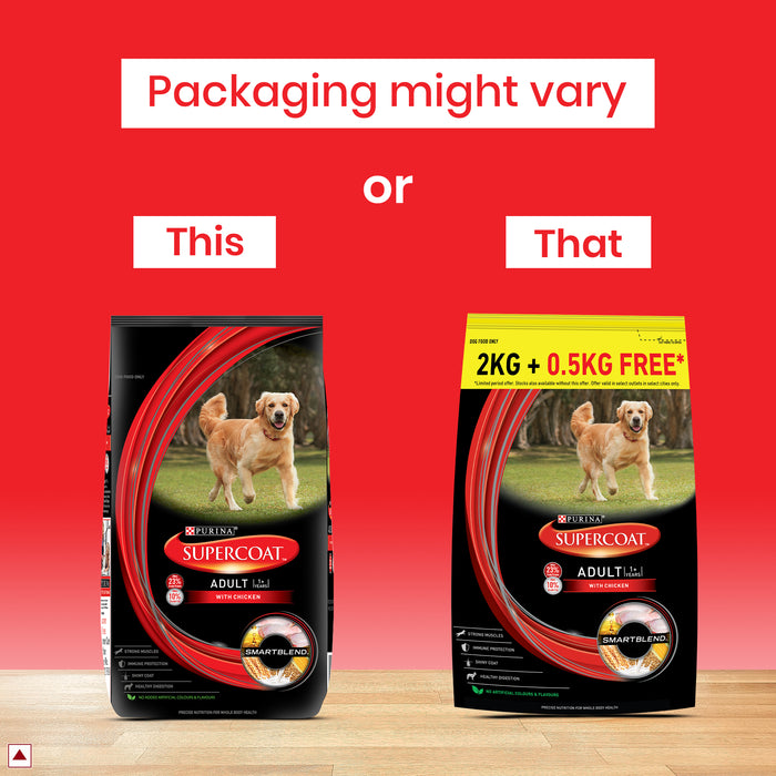 PURINA SUPERCOAT  with Chicken Adult (1+ Years) All Breed Dry Dog Food