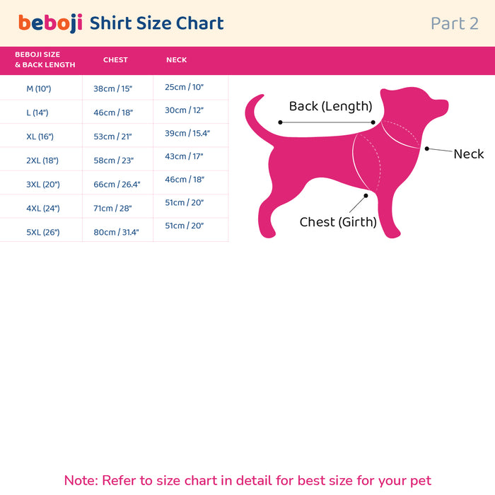 Beboji Red Checkered Dog Shirt