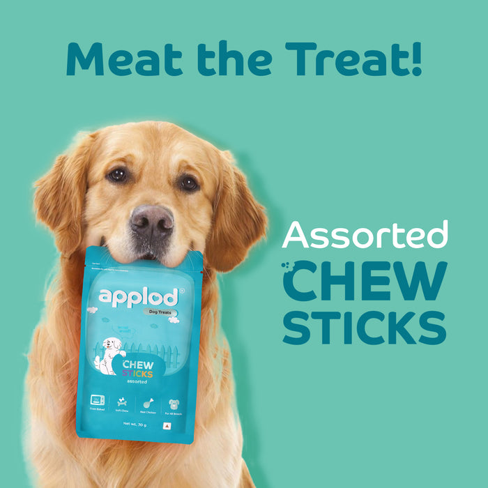 Applod Soft Assorted Chew Stick - 70 gm