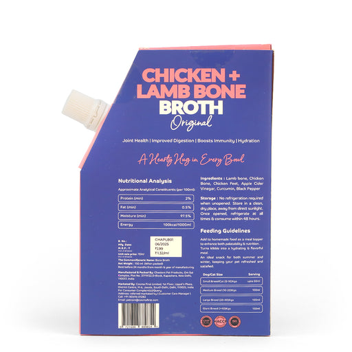 Applod Chicken & Lamb Bone Broth Original for Dogs & Cats - 150ml