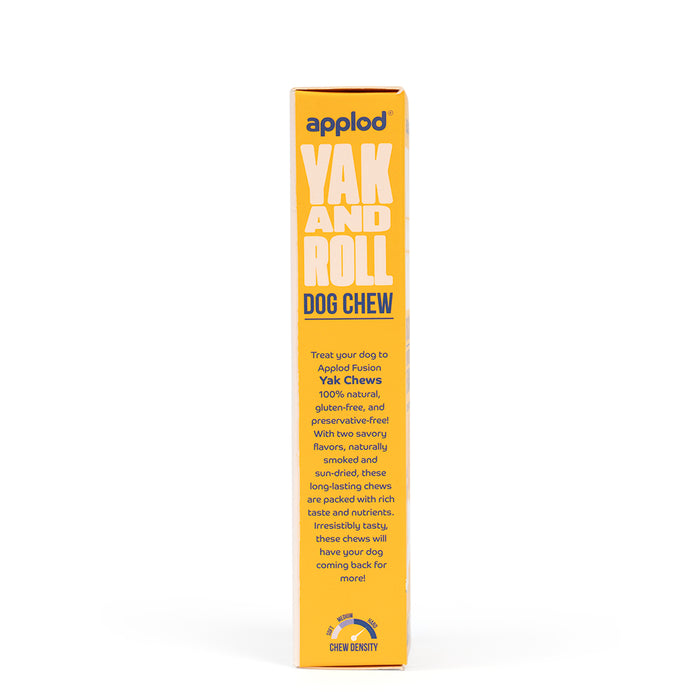 Applod Yak & Roll Peanut Butter & Banana Yak Chew for Dogs