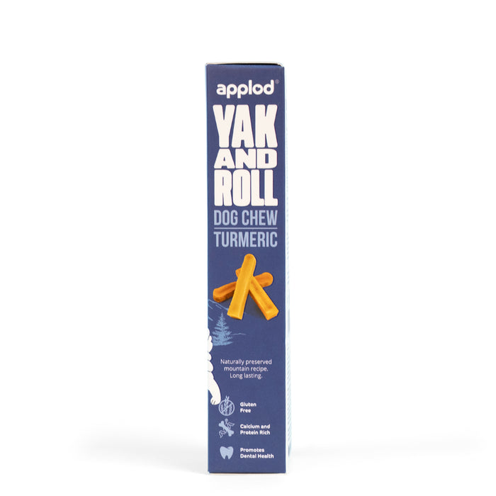 Applod Yak & Roll Natural Yak Chew Turmeric For Dogs