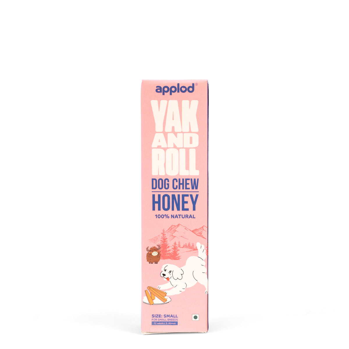 Applod Yak & Roll Natural Yak Chew Honey For Dogs