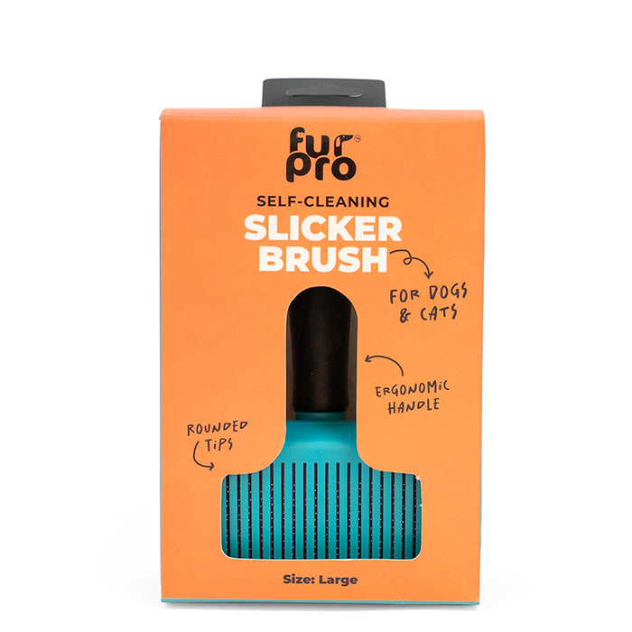 Furpro Self-Cleaning Slicker Brush For Dogs