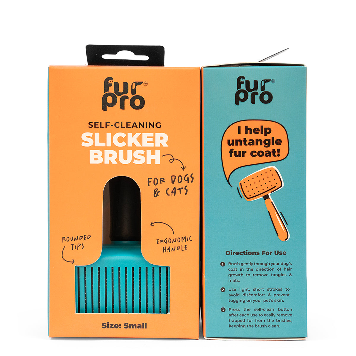 Furpro Self-Cleaning Slicker Brush For Dogs