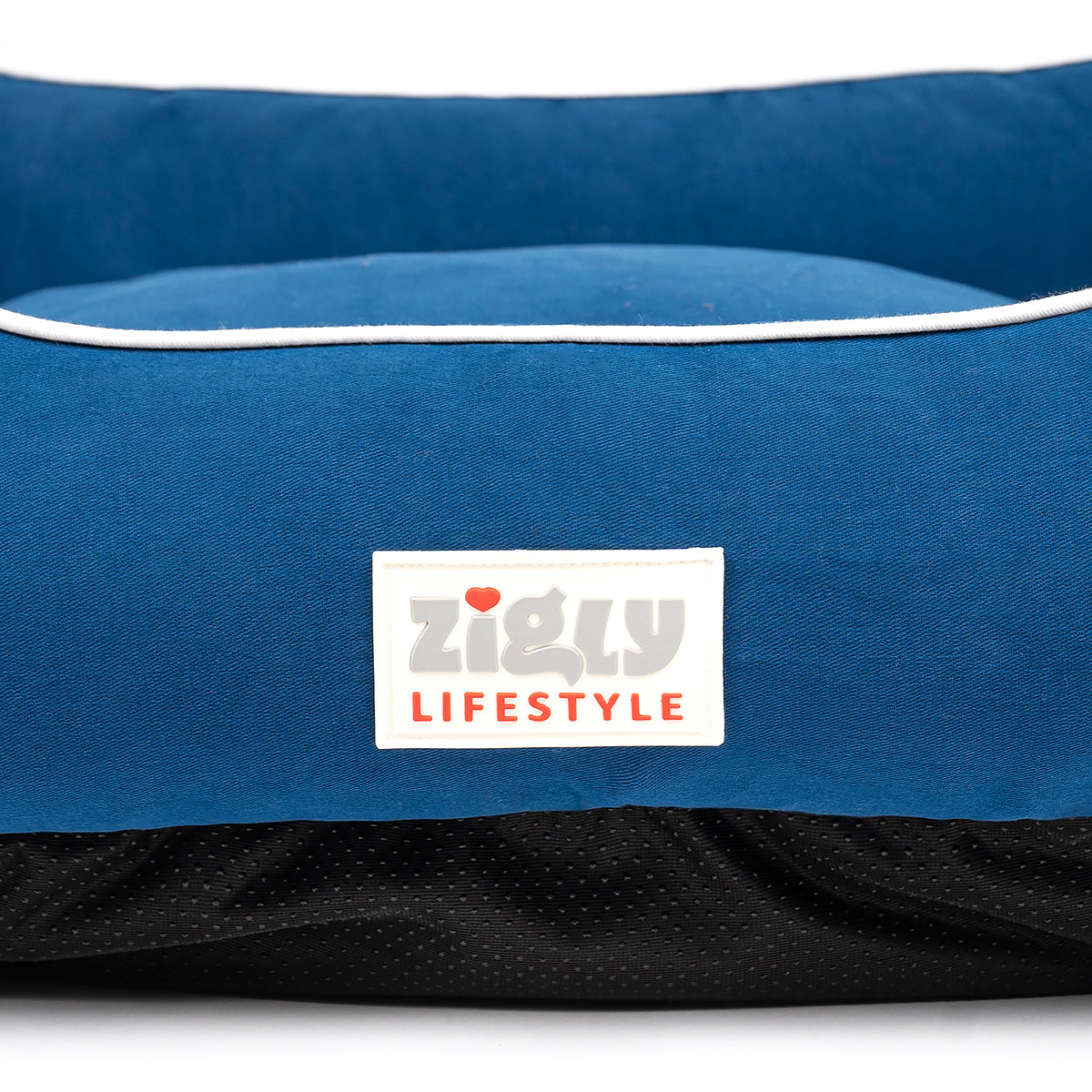 Zl Ultra Soft Navy Lounger Bed For Dogs