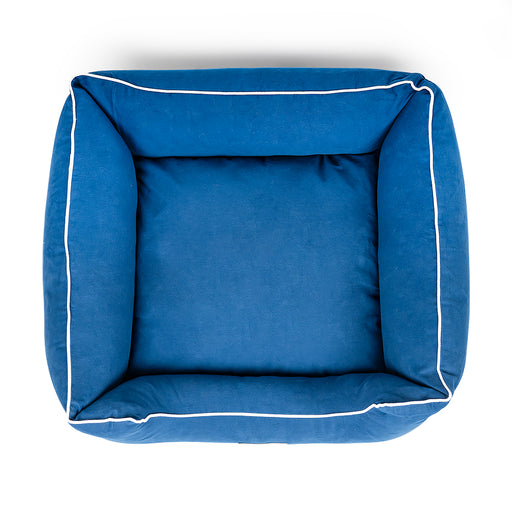 Zl Ultra Soft Navy Lounger Bed For Dogs