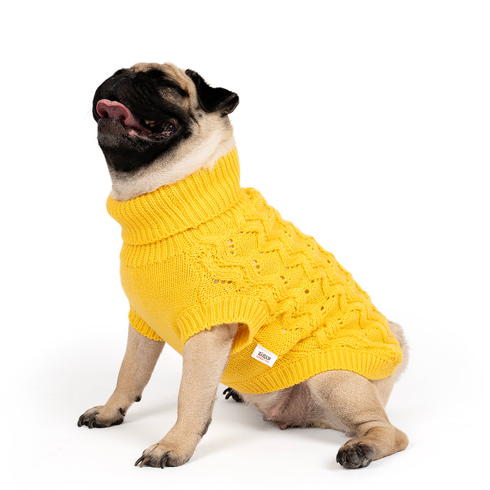 ZL Winterized Buttercup Cable Knit Sweater