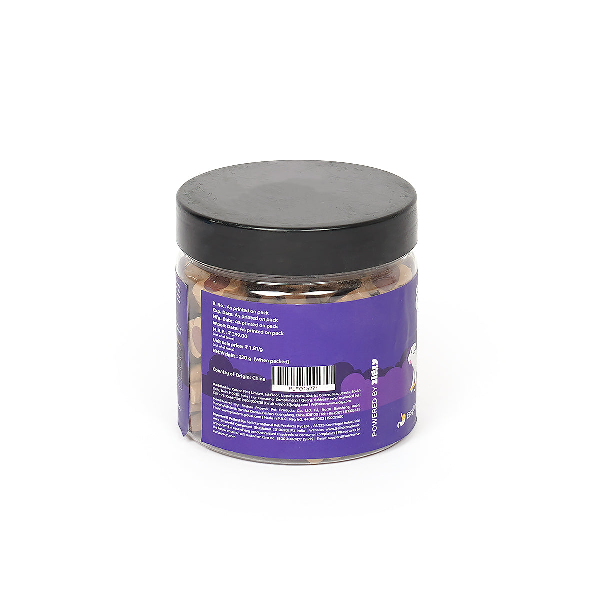 Applod Goatmilk & Blueberry Dog Treat 220g - Pack of 5