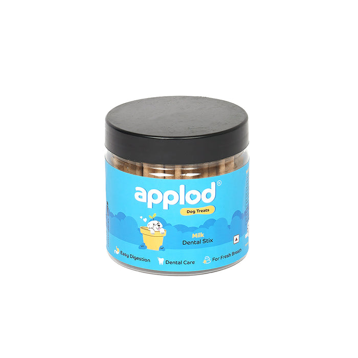 Applod Milk Dental Stix Dog Treat 220g - Pack of 5