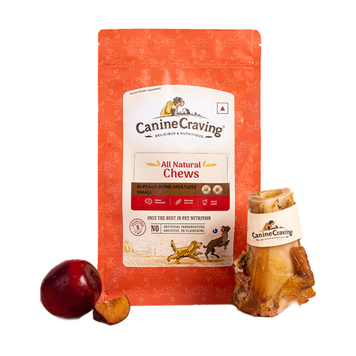 Canine Craving Dog Treats - Bone Chew - Meatless Buffalo (Small) (1pc)
