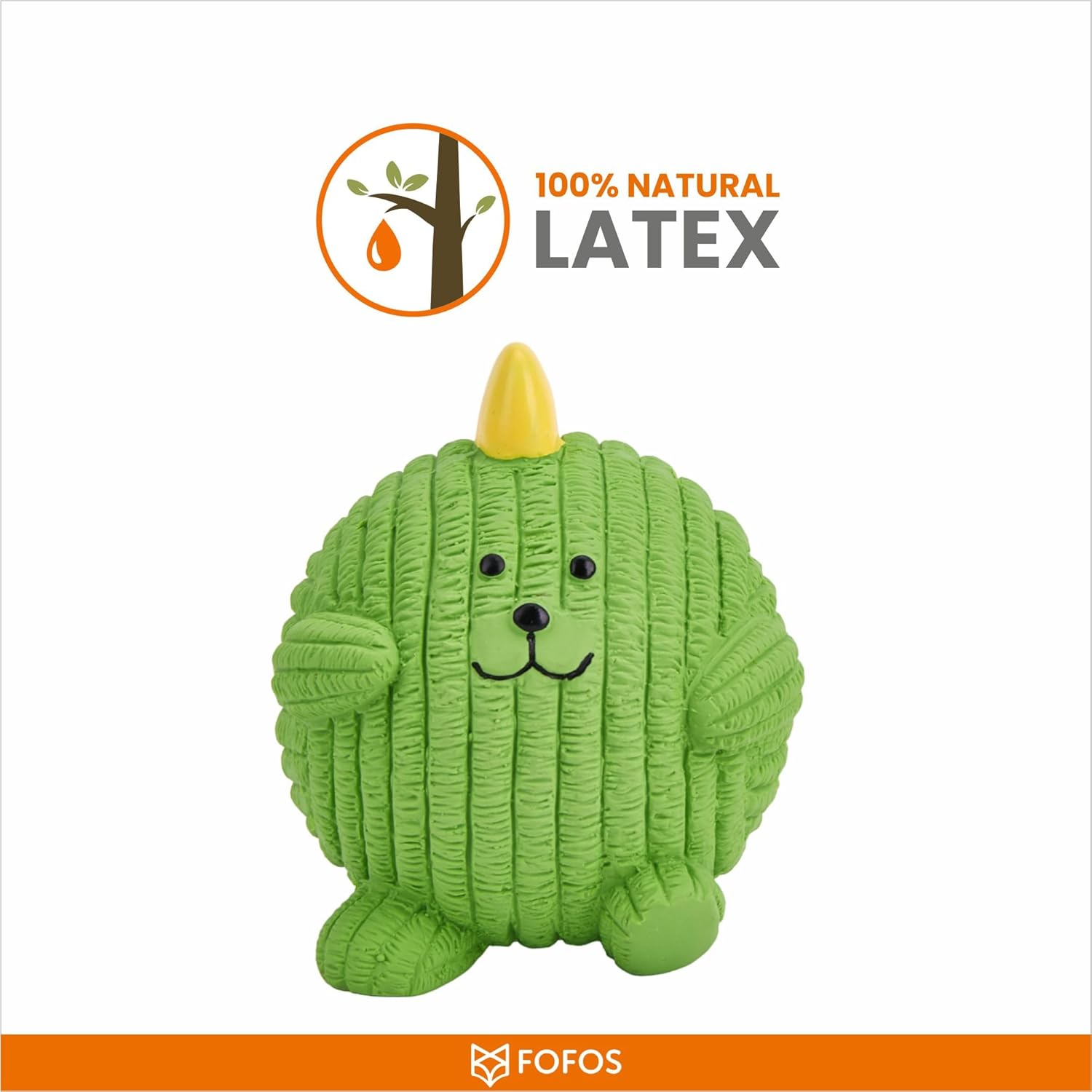 FOFOS Latex Dog Toy Dinosaur Ball