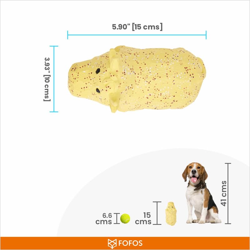 FOFOS Latex Dog Toy Ox