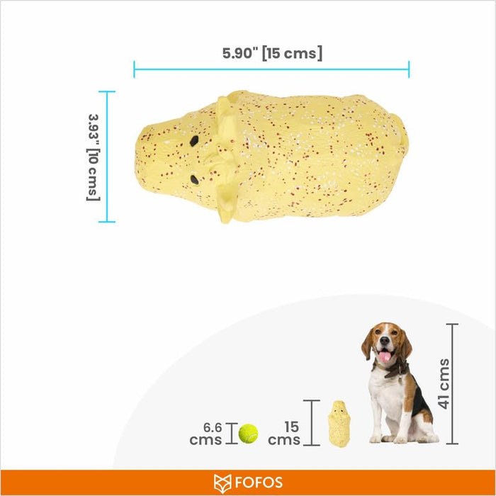 FOFOS Latex Dog Toy Ox