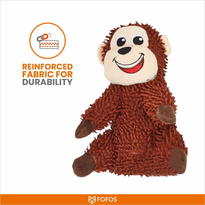 FOFOS Tough Dog Toy Monkey