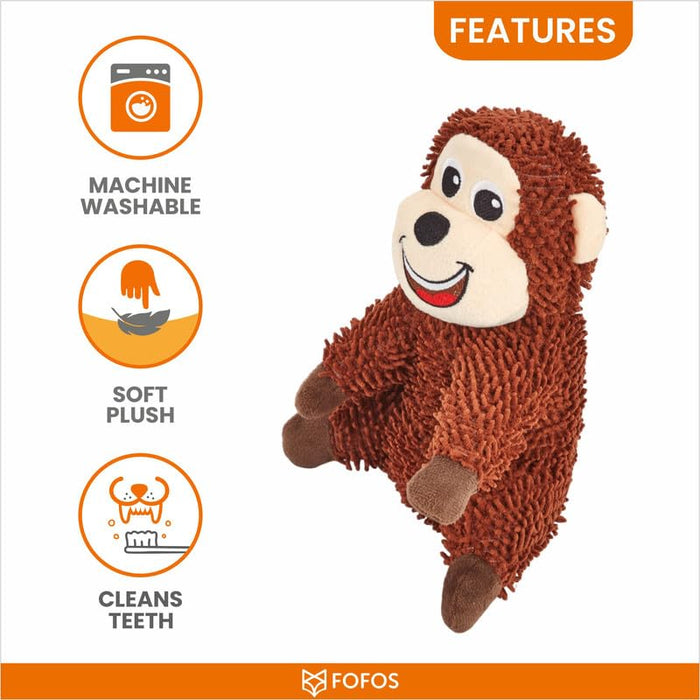 FOFOS Tough Dog Toy Monkey